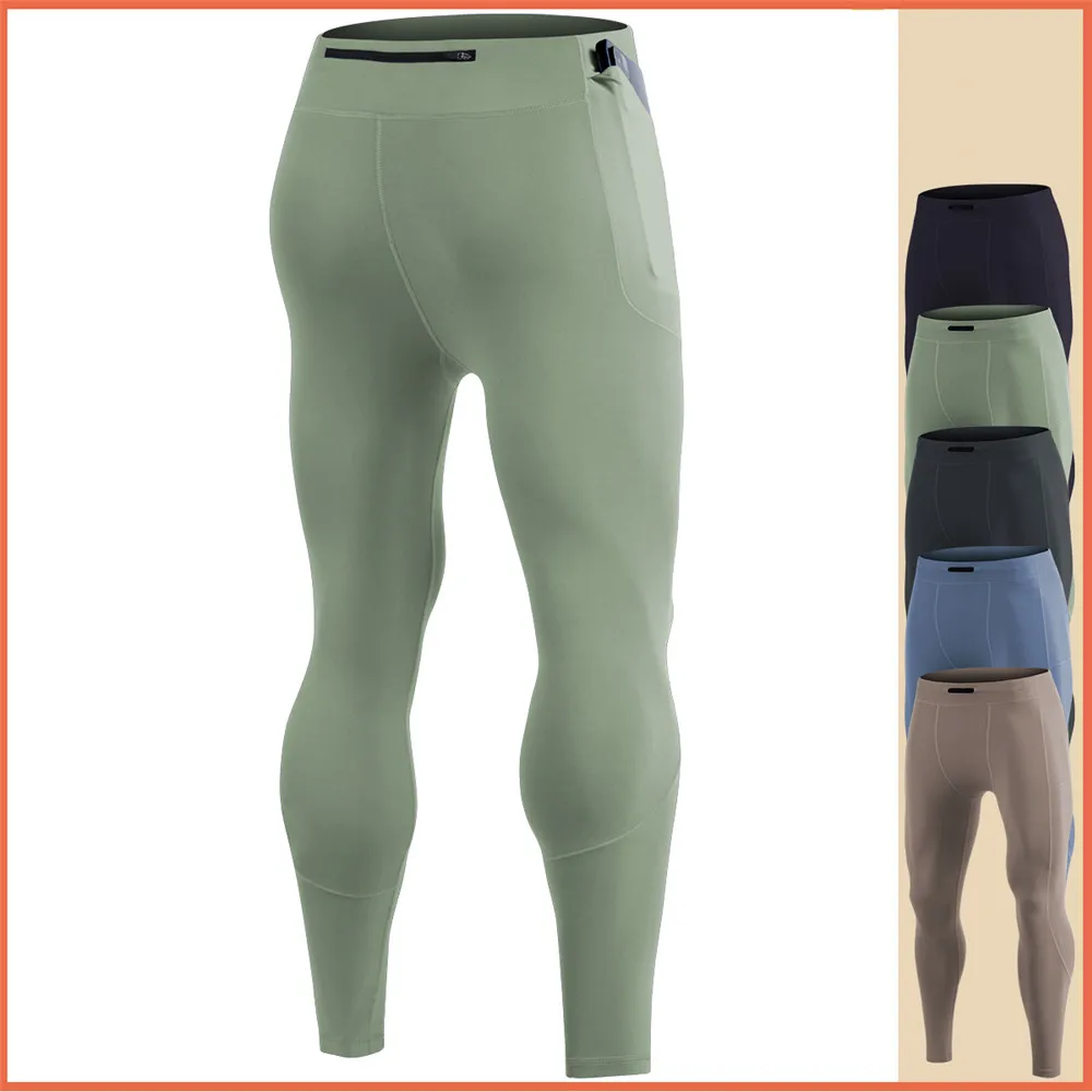 Estate primavera autunno uomo calzamaglia da corsa pantaloni da tasca da palestra basket maschile calcio calcio Fitness esercizio Sport Leggings