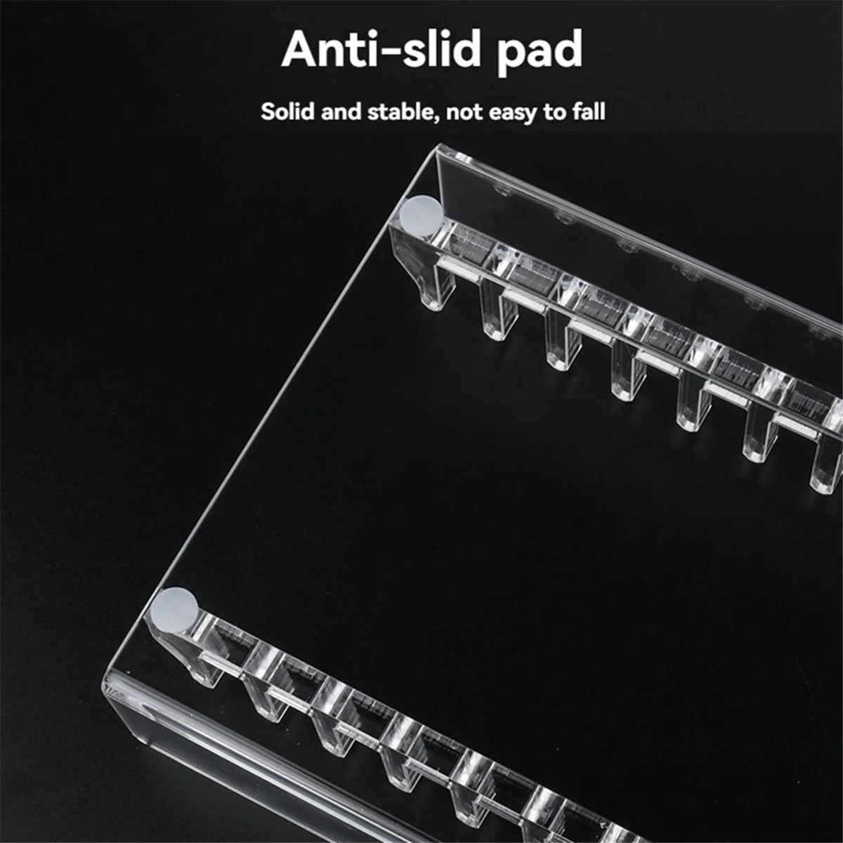 Настольная подставка для хранения GOB-oCD, акриловая подставка-органайзер для компакт-дисков, стойка для компакт-дисков, стойка для хранения компакт-дисков до 12 стандартных компакт-дисков