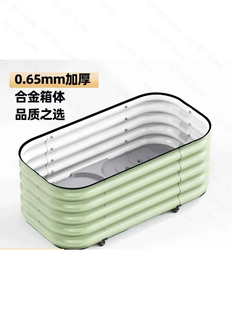 Vegetable planting box metal planting box aluminum alloy