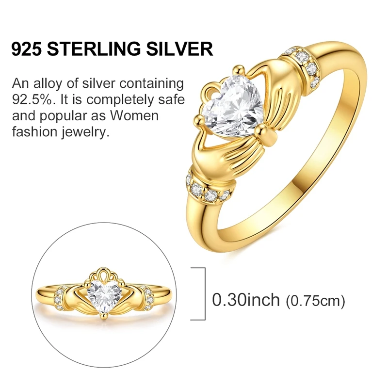 925 Sterling Silver Star Sky Ring