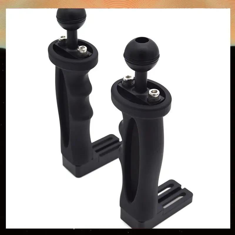 

Dual Handheld Stabilizer Diving Underwater Camera Housings Tray/Grip With Carbon Fiber Float Extension Arm-Y05A