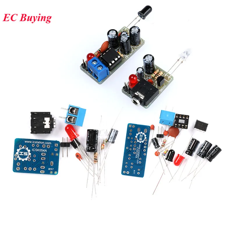 DIY Kit Infrared Wireless Module WIFI IR Sound Voice Infrared Transmission Module Suite Electronic Production ICSK054A DIY