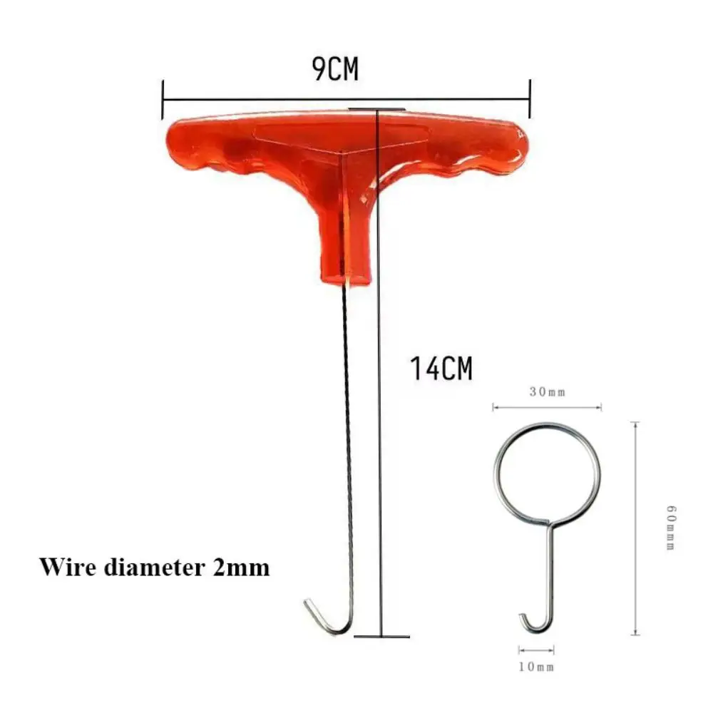 Novo 2 tamanhos puxando gancho ferramenta mini diy acessórios corpo liso desmontagem cabeça de plástico substituição para 1/3 1/4 1/6 bonecas bjd.sd