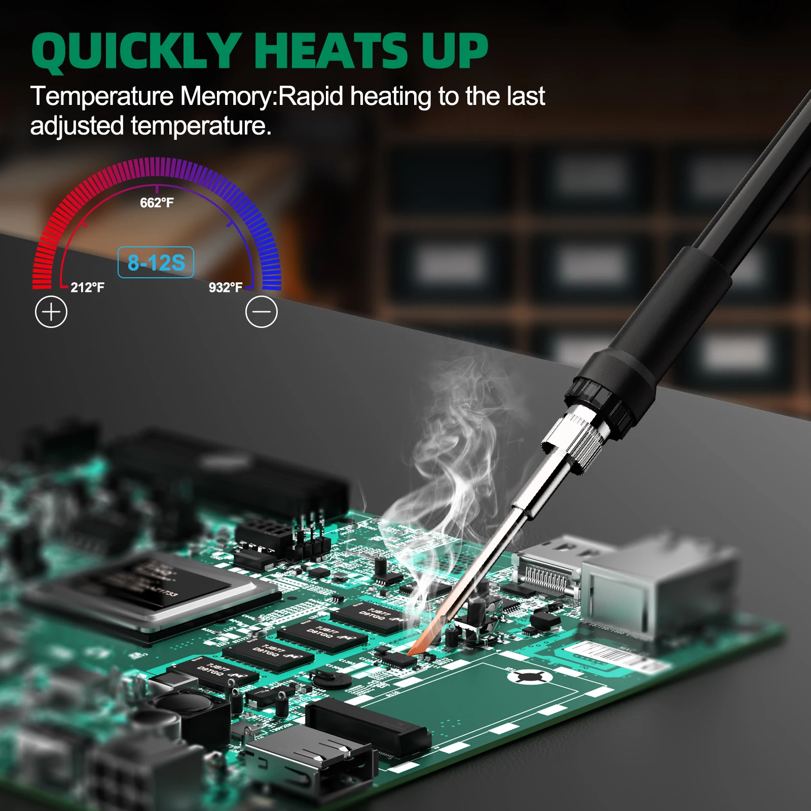 Cordless Soldering lron For Bosch 18V Battery 300-510 Temperature Adjustable Electric Welding Kit  60W PCB Repair Power Tool