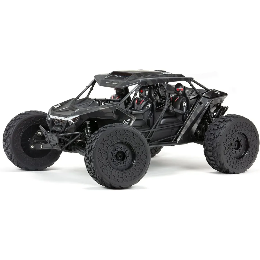 RC Truck 1/7 FIRETEAM 6S 4WD BLX Speed Assault Vehicle RTR (Batteries and Charger Not Included), ARA7618T1, Black