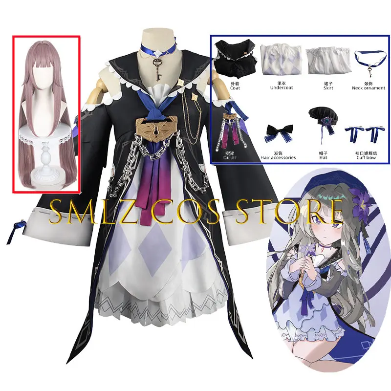 

Herta Cosplay Uniform Game Honkai Star Rail Cosplay Costume Anime Honkai Costume Herta Suit Halloween Dresses