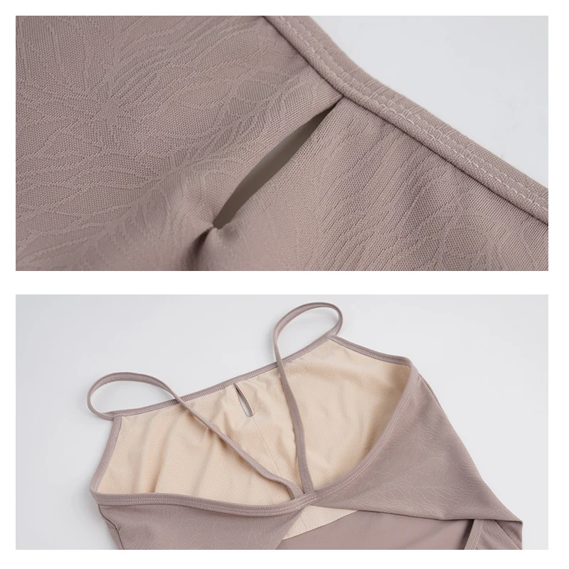 여성용 발레 레오타드 캐미솔 댄스 레오타드 성인 나일론 자카드 민소매 발레 바디 슈트 체조 발레리나 레오타드