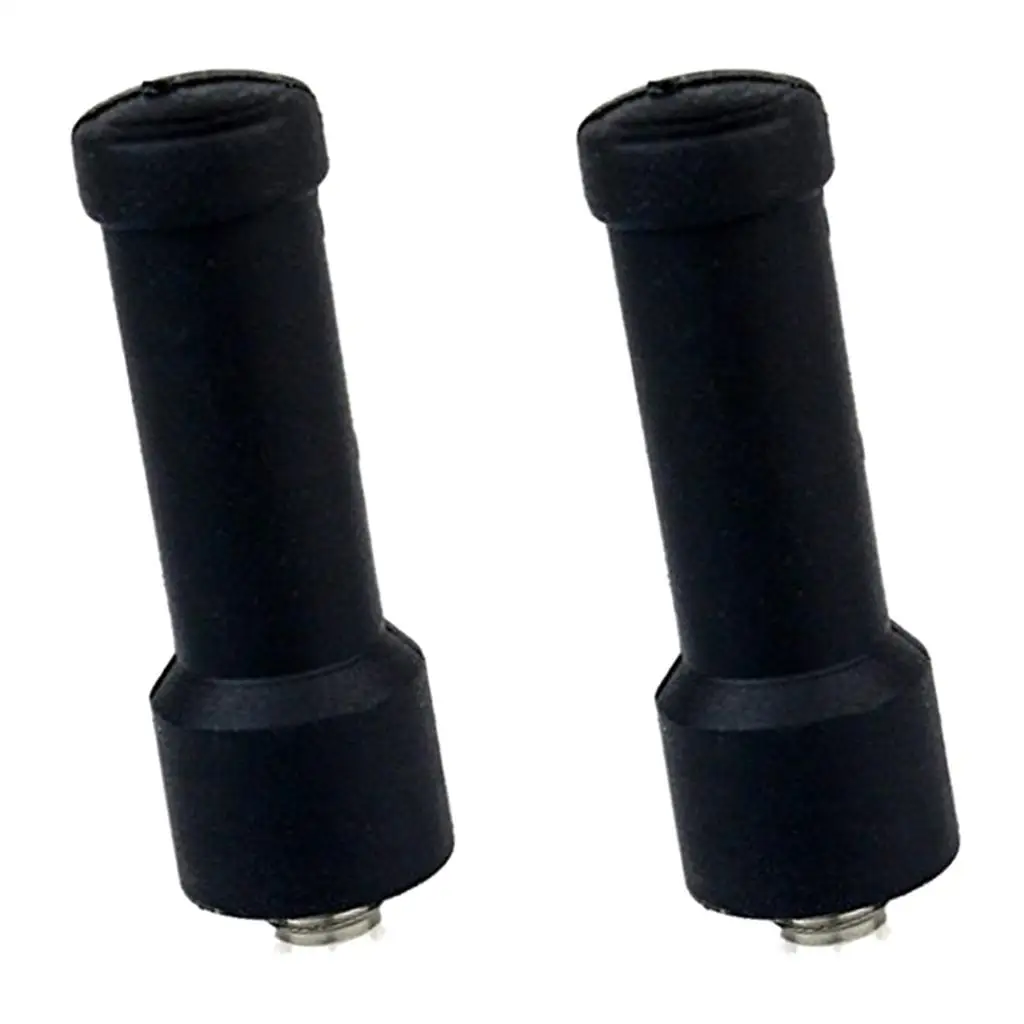 2pcs Universal Two Way Radios Antenna, 4cm Mini Short & Soft UHF SMA-F Female