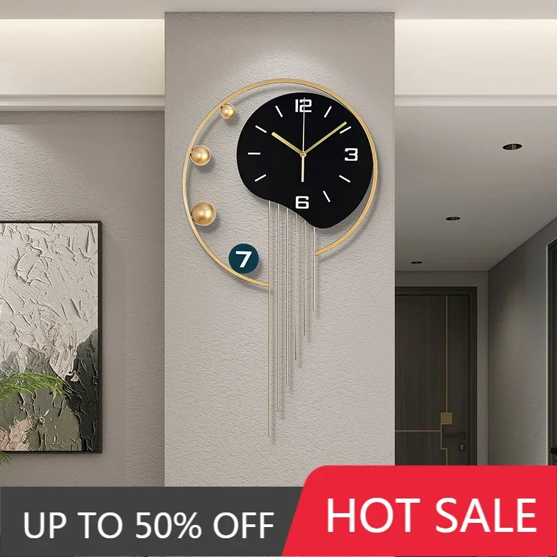 Unique Designer Wall Clock Artistic Modern Minimalist Silent Non Ticking Conversation Piece for Living Room Office Home Decor