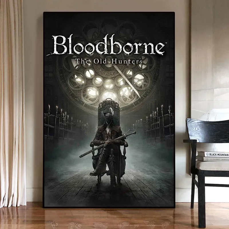Bloodborne Ps Video Game for Living Kids Room Print Wall Art Decor Home Decoration Modern Design Canvas Painting Posters Gift