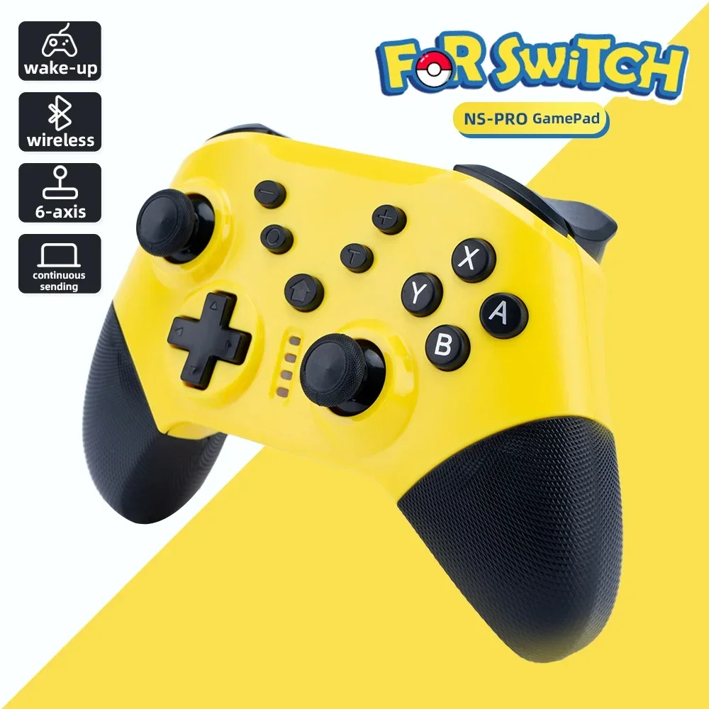 

For Switch wireless gamepad controller NS one click wake-up function Bluetooth Joystick NS Game Wireless Small Handle