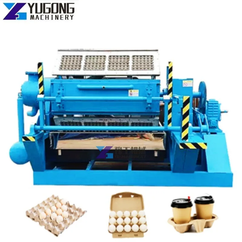 

Factory Price Egg Dish Making Machine Fruit Tray Making Production Line 4000 Pcs Per Hour Egg Dish Forming Machine