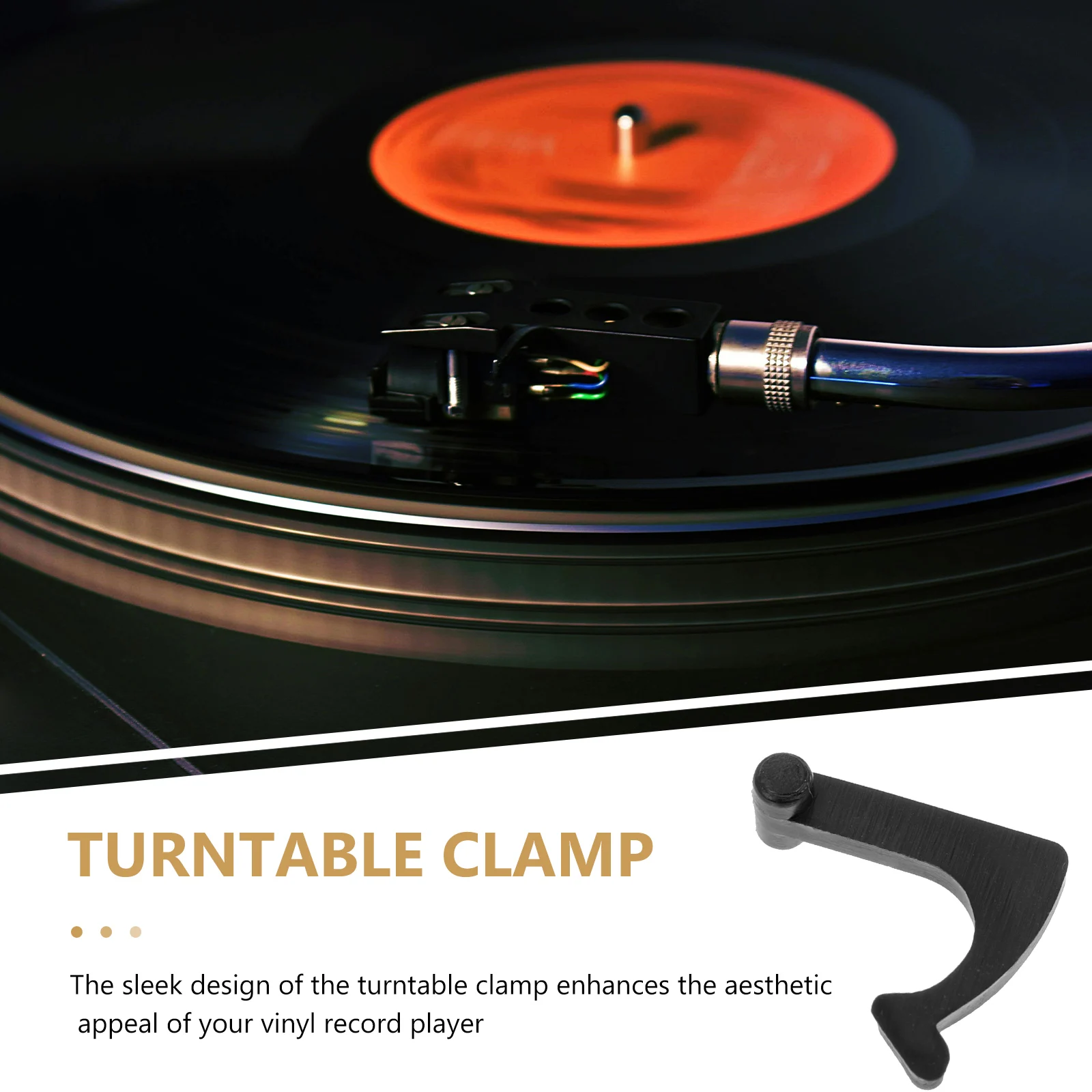 

4pcs Tonearm Vinyl Record Attachments Holder Record Holder for Vinyl Player Accessories Bracket Adapter Turntable Mount