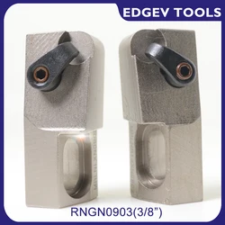 Resurface Milling Tool holder for engine cylinder heads, Applicable to RNGN0903 3/8'' Round Diamond PCD PCBN CBN Turning Inserts
