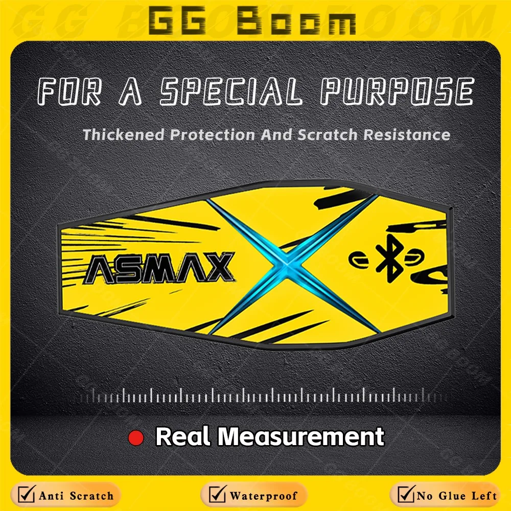 Motorcycle Helmet Bluetooth Earphone Sticker Protective Shell Colorful Personality Decorative Decal For ASMAX F1 asmax f1