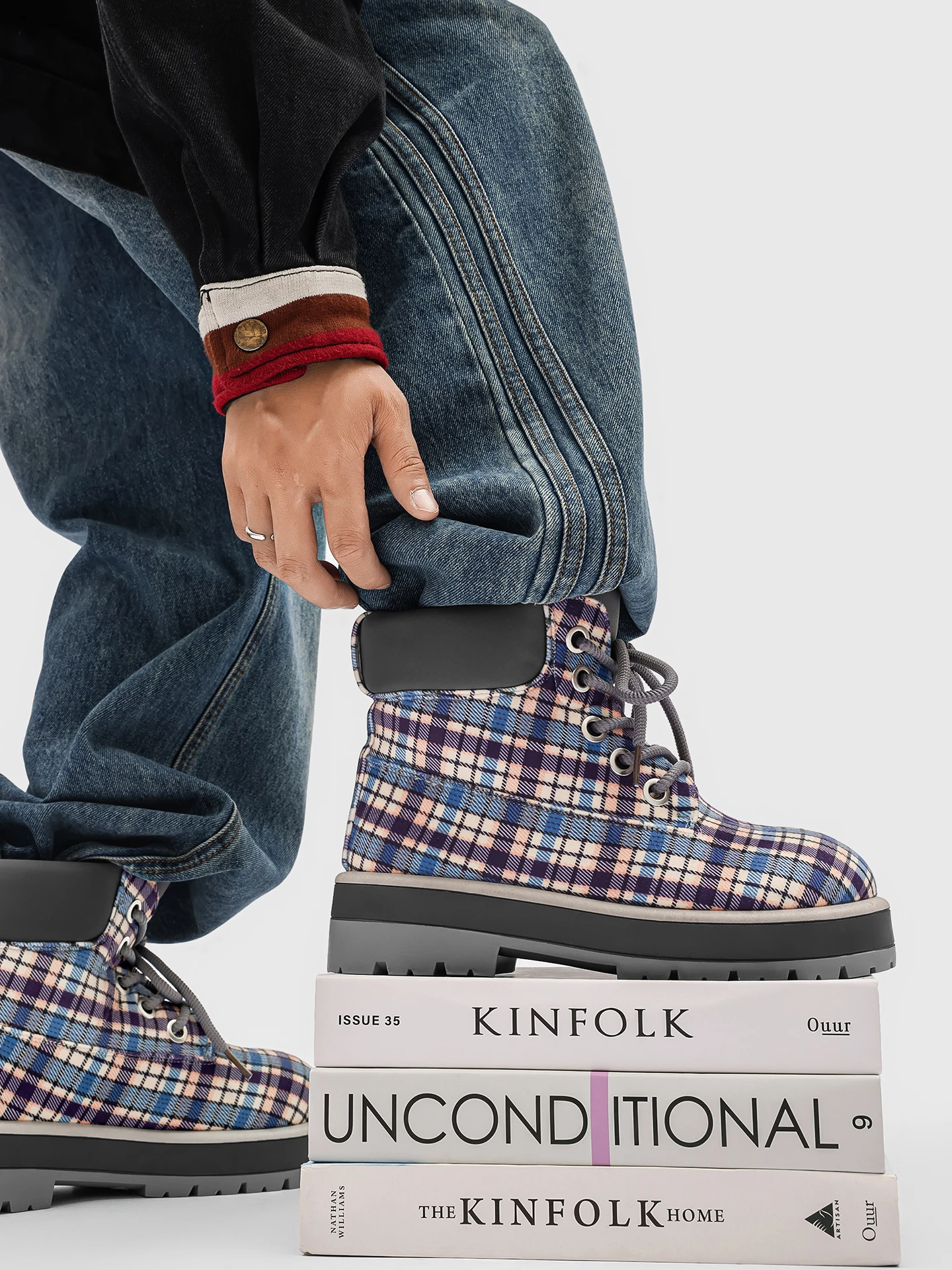 امرأة أحذية الكاحل أزياء من الدانتل متابعة زيادة كعب منصة أحذية سيدة عارضة أحذية أحذية قصيرة للرجال أحذية رياضية