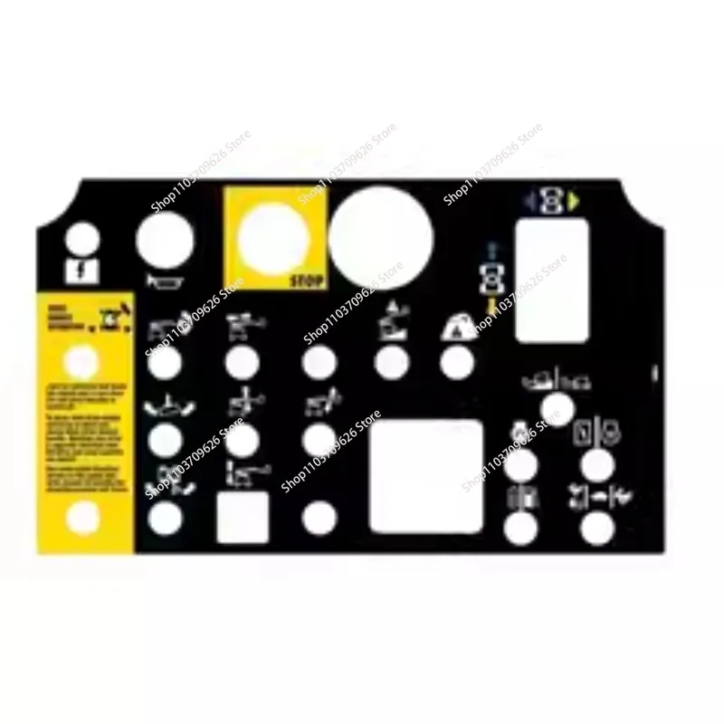 10 Platform Control Panel Decal 72081GT 72081 for Genie Boom Lift Z-34/22N Z-34/22 DC Z-34/22 Bi-Energy Z-30/20