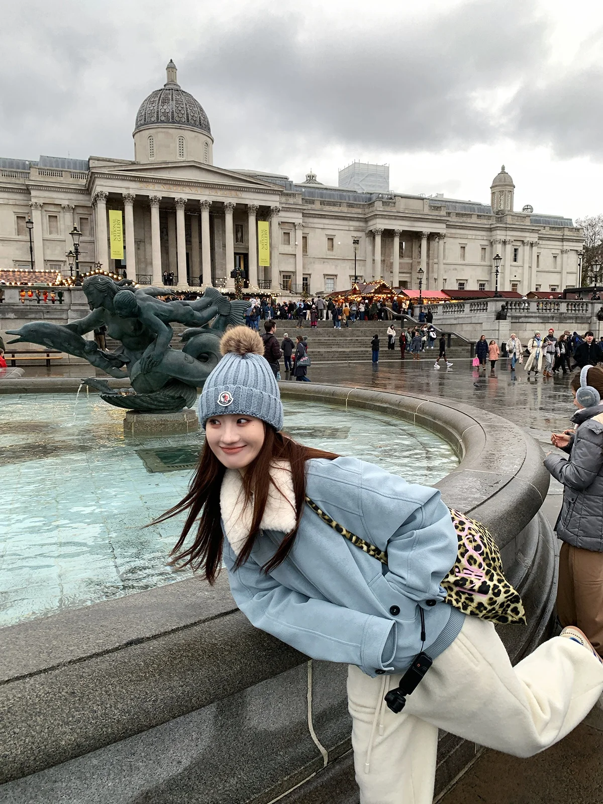 Chaqueta Informal Holgada de Algodón Retro para Mujer, Ropa de Abrigo de Invierno, Xianai, Sin Tinte, Azul Versátil, Capa Exterior