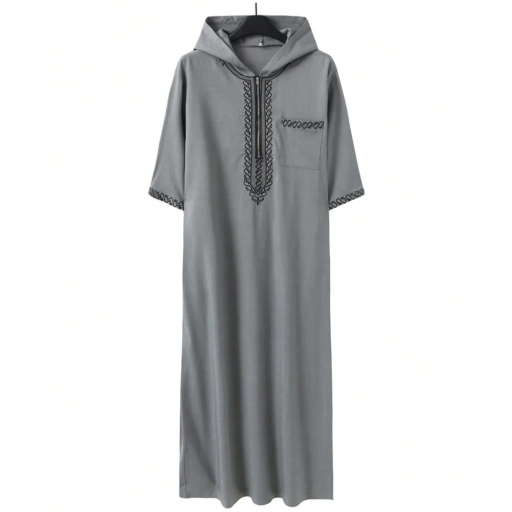 Hooded gray b