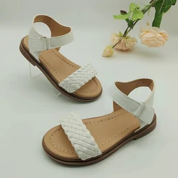 Girls sandals new summer medium and large children princess shoes soft sole shoes