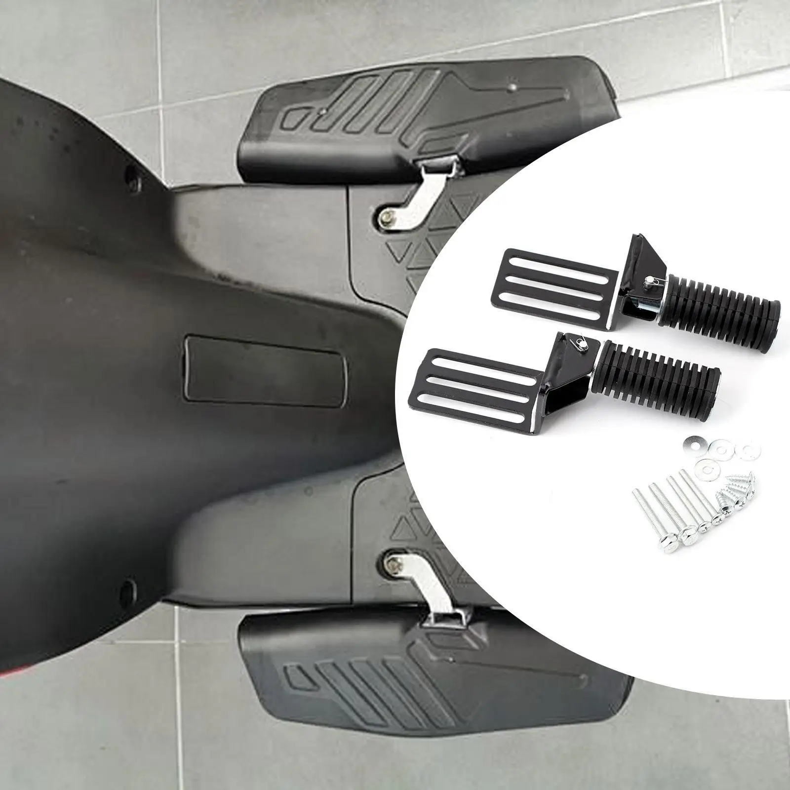 دراجة كهربائية دواسة القدم مساند القدم الدراجات الملحقات ل سكوتر كهربائي دراجة هوائية جبلية دراجة نارية E الدراجة استبدال أجزاء #4