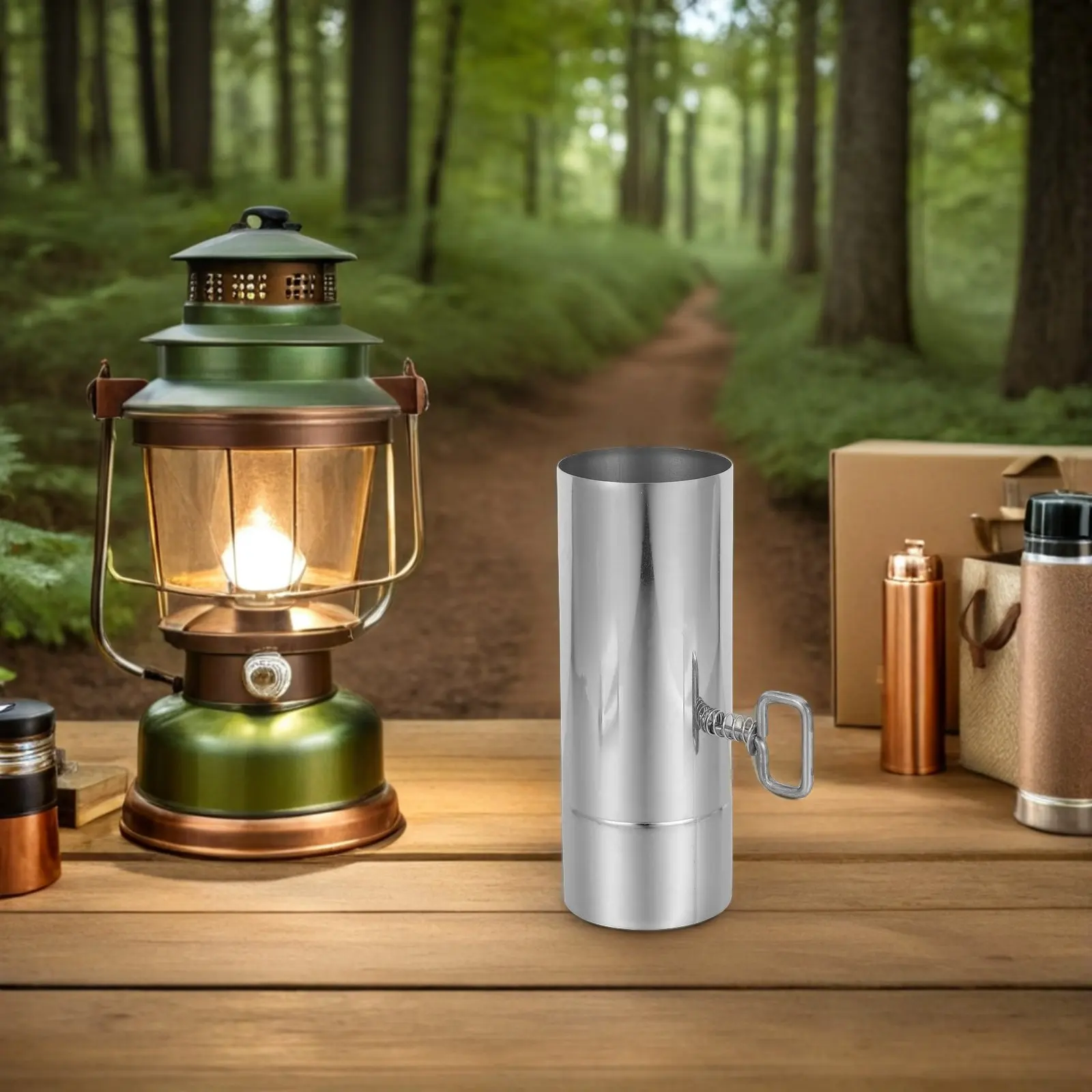 

Stainless Steel Chimney Pipe 76Mm Adjustable Damper Heat Resistant Fireproof Outdoor Tent Stove Chimney Pipe Camping Stove Flue