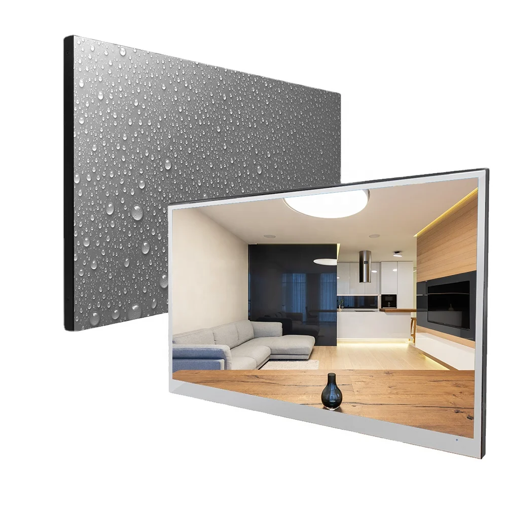 15.6 inch  LED Android Smart Mirror IP66 Waterproof tv  high definition Screen Bathroom Hotel TV