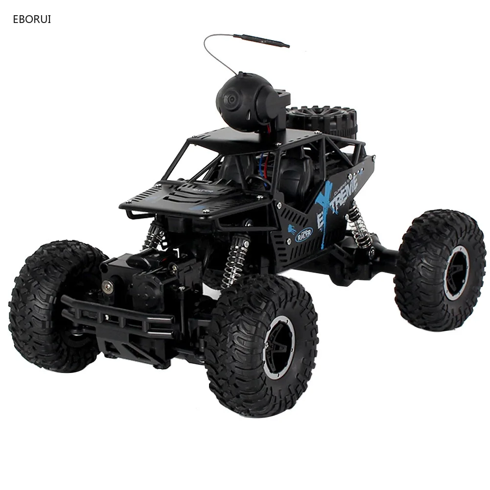 EBORUI 009S Aolly Metal RC Climbing Car with 2.4Ghz WiFi FPV 1080P HD Camera Living Video Record Off-road Monster Truck Toys