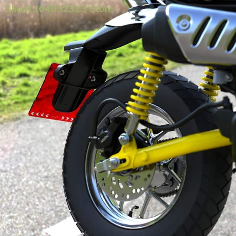 petiteCrystal Acrylic Motorcycle License Plate Frame Universal 2 and 4 Hole Mount Anti Yellowing Transparent Holder for Road Use