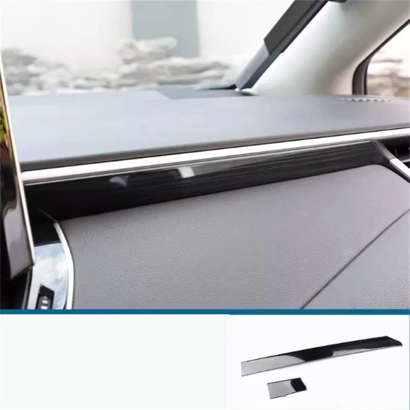 

Декоративные накладки для центральной консоли Toyota Corolla Cross XG10 2021-2025 (левый руль): панель прикуривателя, воздуховоды кондиционера