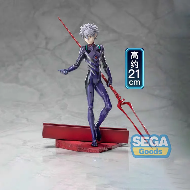 

Neon Genesis Evangelion Luminasta Kaworu Nagisa & Lance of Longinus Призовая фигурка, Аутентичная JP/без коробки Быстрая доставка, ABS