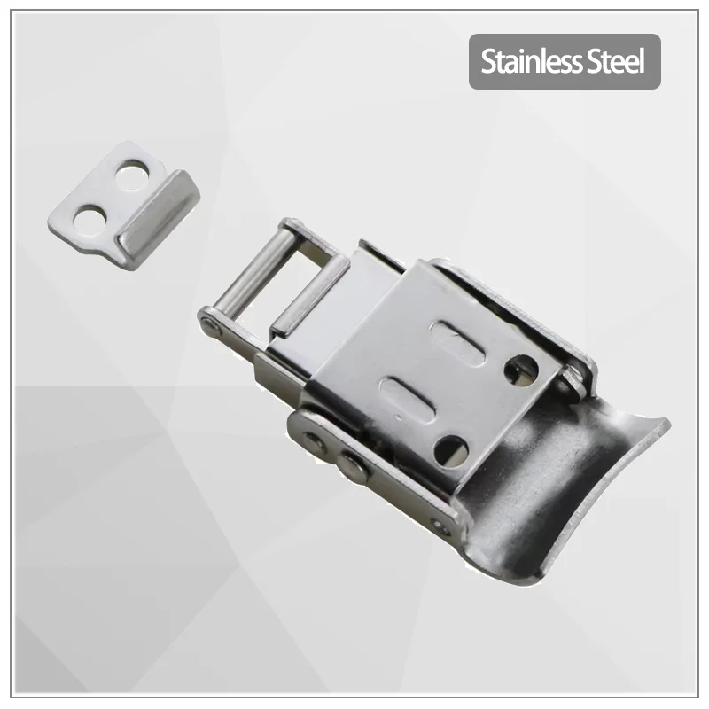 

Stainless Steel Buckle Lock New Type Flat Buckle Lock Industrial Equipment Flat Spring Press Lock Durable Buckle