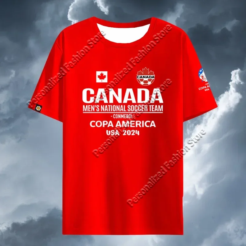 

Canada Fashion Best-Selling National Flag Personalized Clothing Printing Breathable Comfortable Street Short Sleeve Motorcycle
