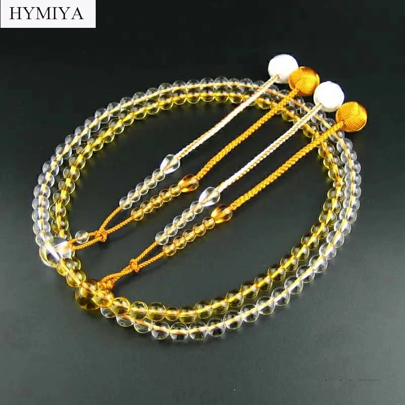 Crystal Rosary Japanese Shingon Buddhism Prayer Beads Japanese Tantrism Chanting 108 Beads Mala