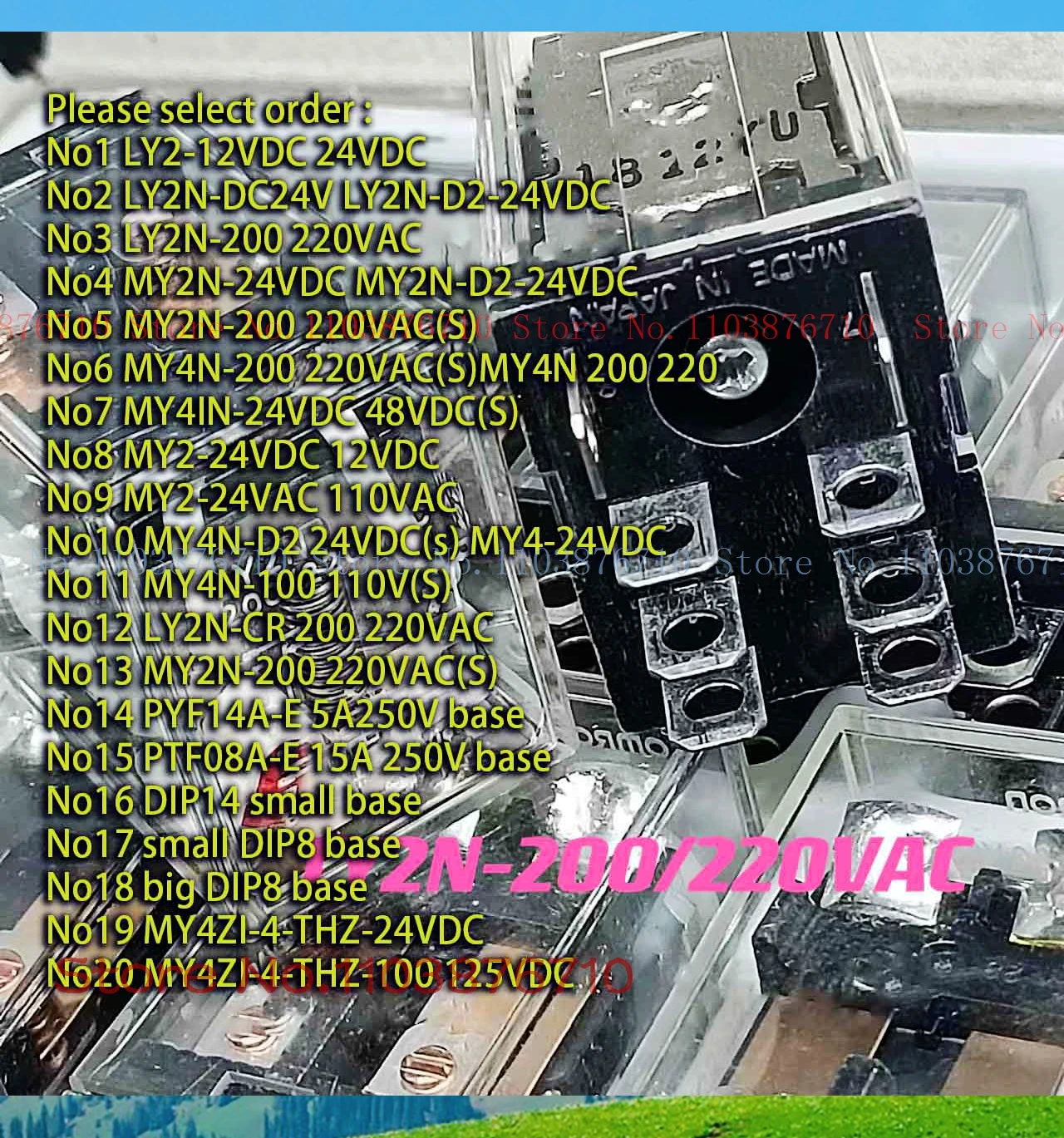 Ly2N My2 My2N My4N …