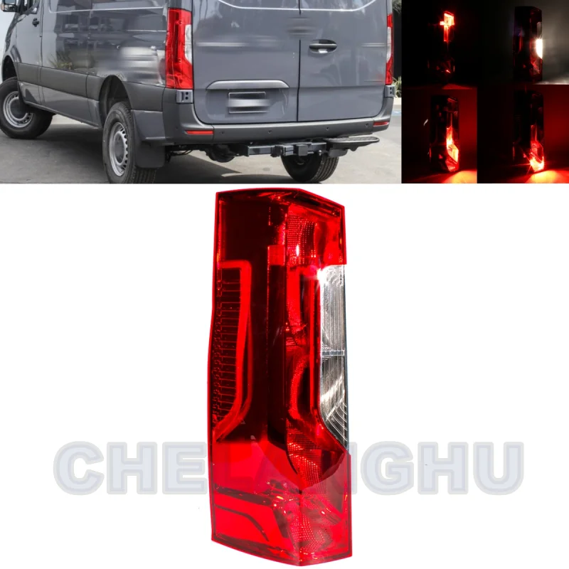 For Benz Sprinter W907 W910 2019 2020 2021 2022 European Version Left Side Tail Light Rear Lamp With Bulbs + Circuit Board