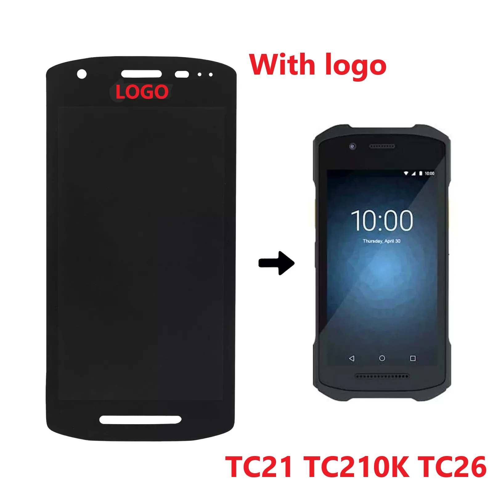 LCD Screen with Touch Screen For Zebra TC21 TC210K TC26