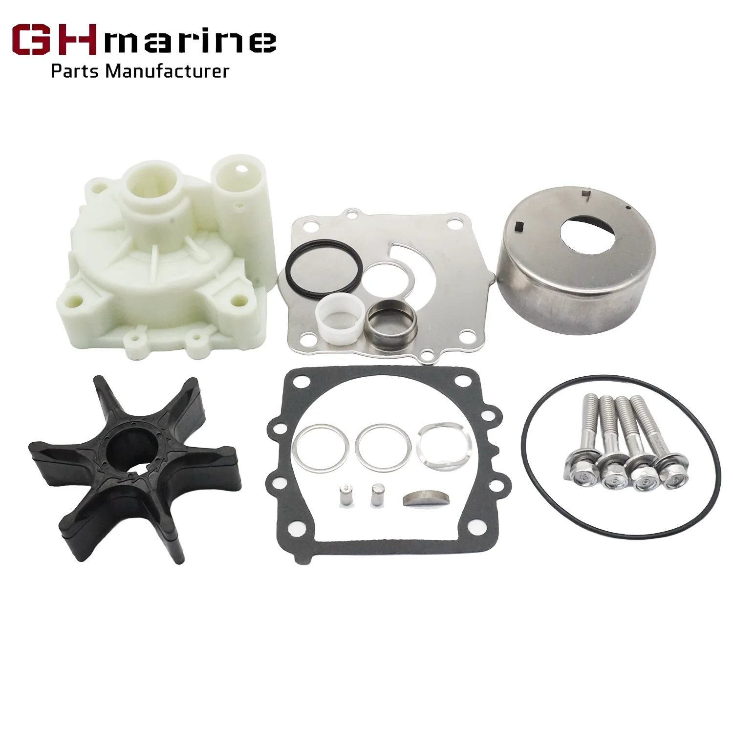 

Water Pump Impeller Repair Service Kit For Yamaha 75 90 115 HP F90B F75B F115 VF115 4 Stroke Marine Outboard Engines 68V-W0078