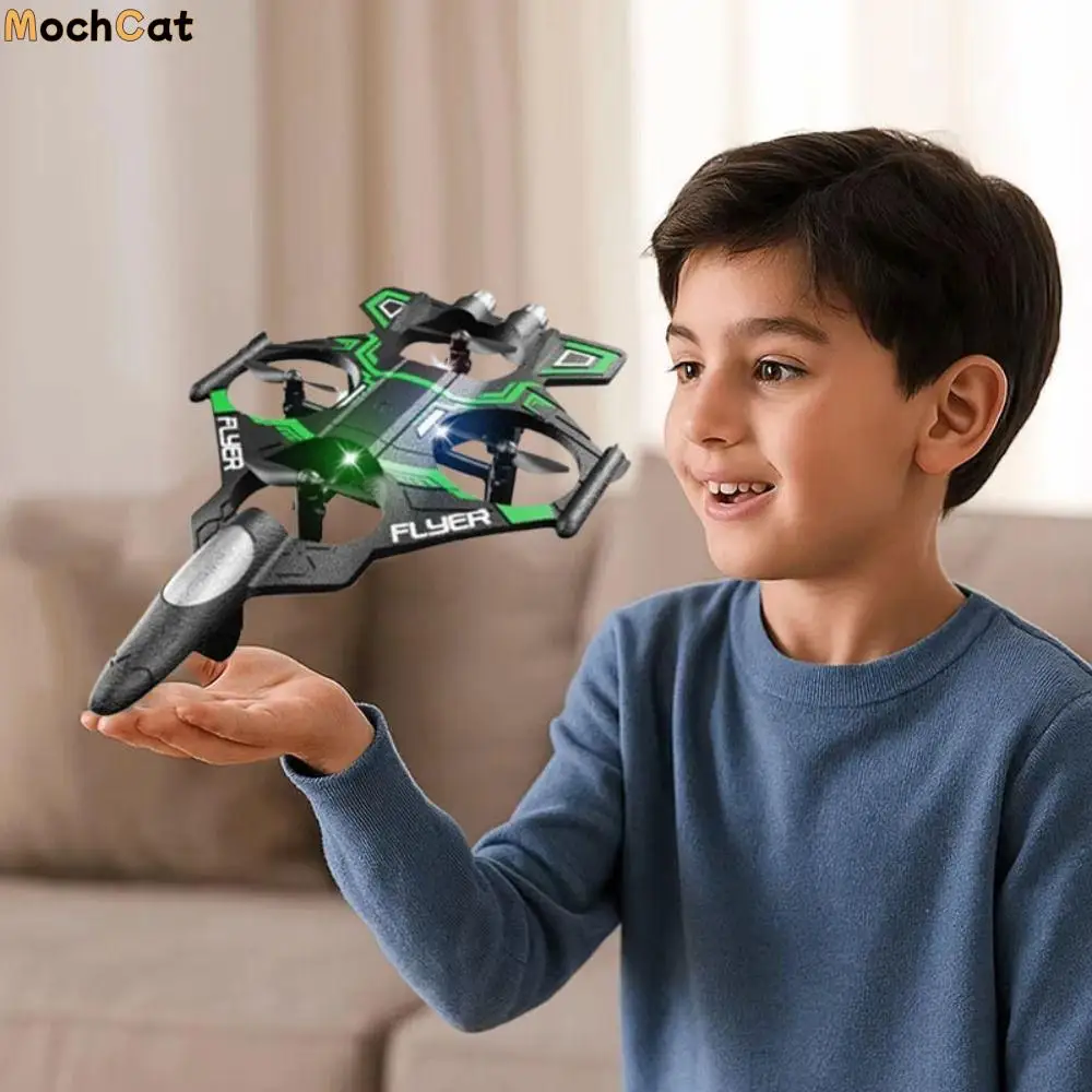 

EPP Foam Remote Control Foam Fighter Gravity Sensing Rechargeable Four Motor Helicopter Toy 2.4G Stunt with Light