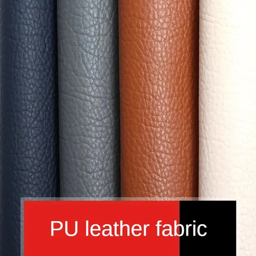 계량기 원단 인조 가죽, 부드러운 리치 패턴, 가구 재봉 합성 PU 천, 흰색 녹색, 소파 커버 