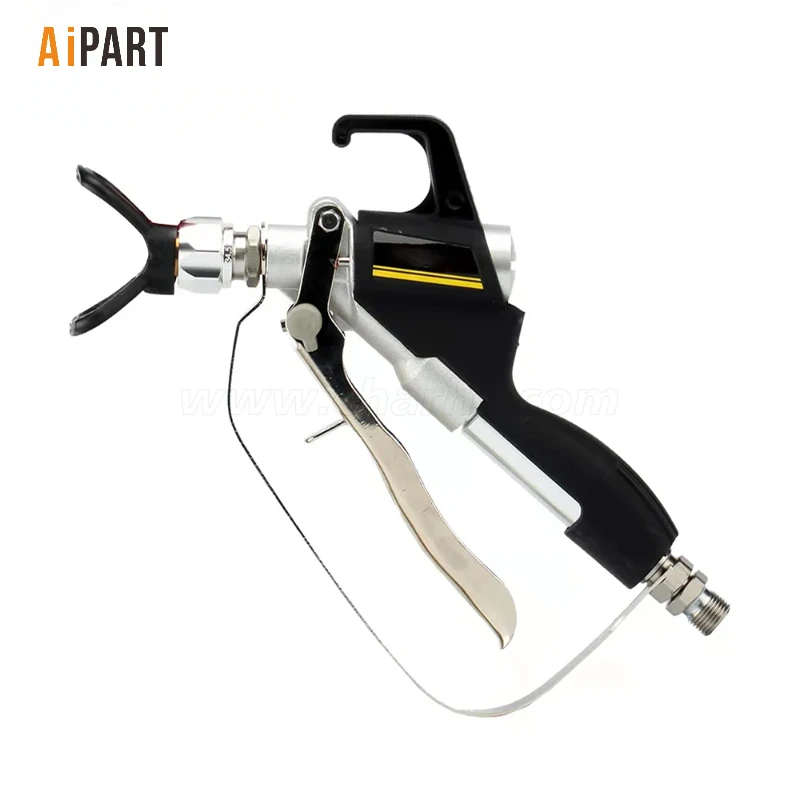 aipart High Pressure Airless Spray Gun Repair Kit 350Bar House Paint Inline Spray AirBrush Texture Plaster Putty ASG-9 Swivel