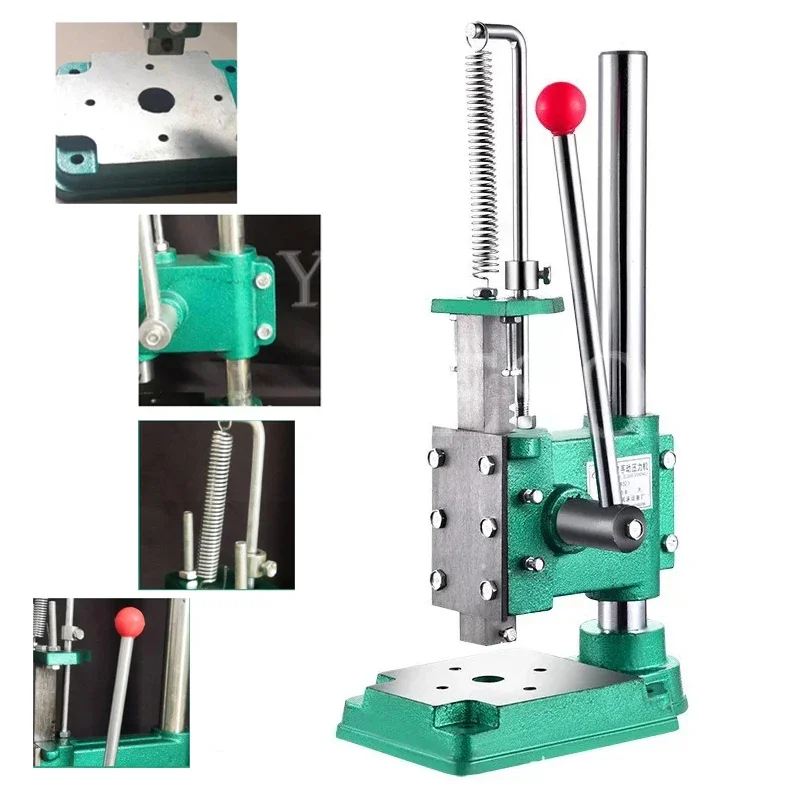 

JM-16 Small Home Manual Press Miniature Punching Hand Beer Machine Cutting Equipment Hand Move Press Die Chip Device Industrial