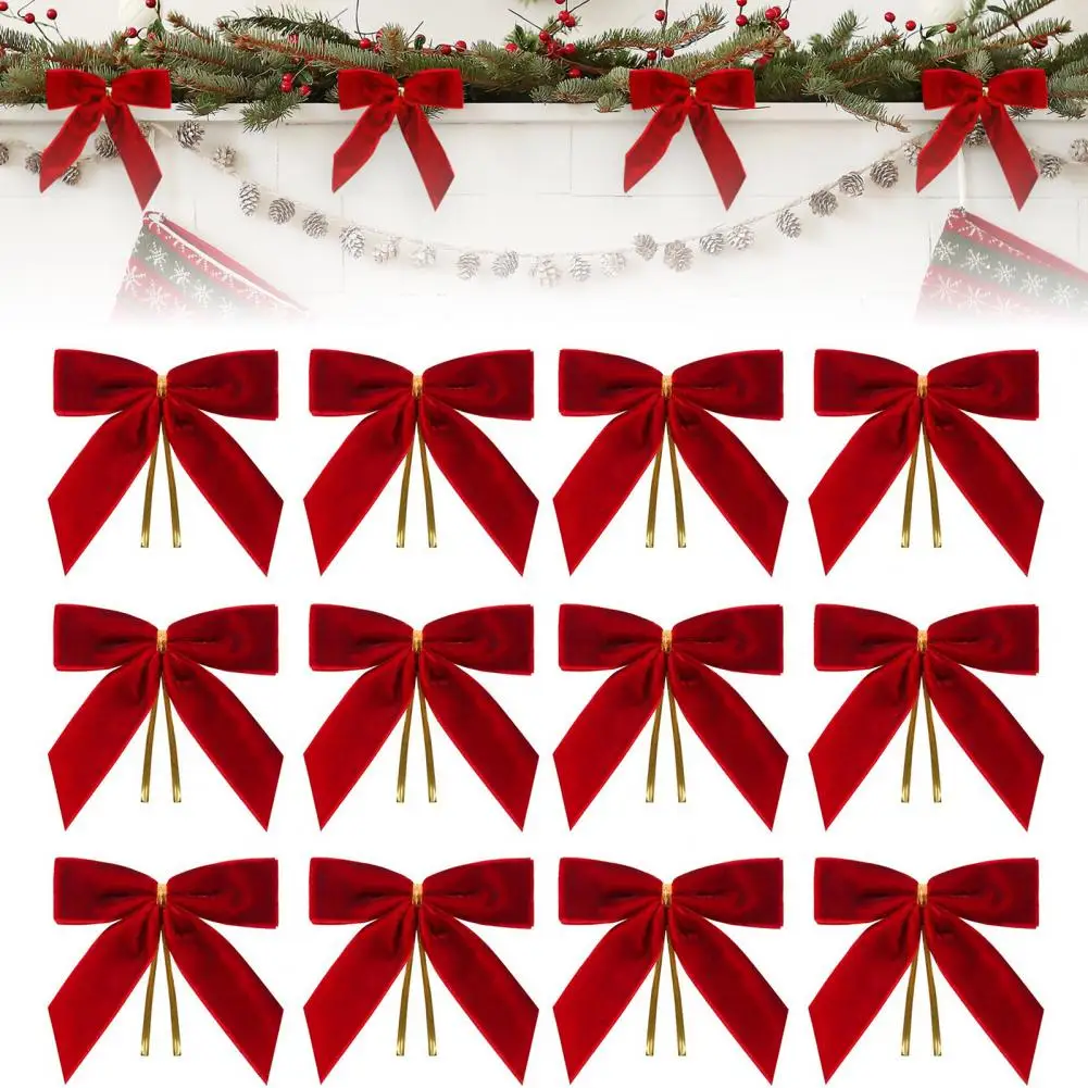 Christmas Bow Embellishment Ch - Christmas Craft Embellishment 评论和价格