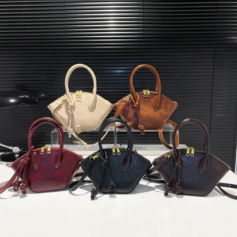 العصرية 2025 A/W خمر لوحة ألوان حقيبة إيندي تصميم عادية تنوعا الكتف ومحفظة كروسبودي مع حزام حمل اليد #1