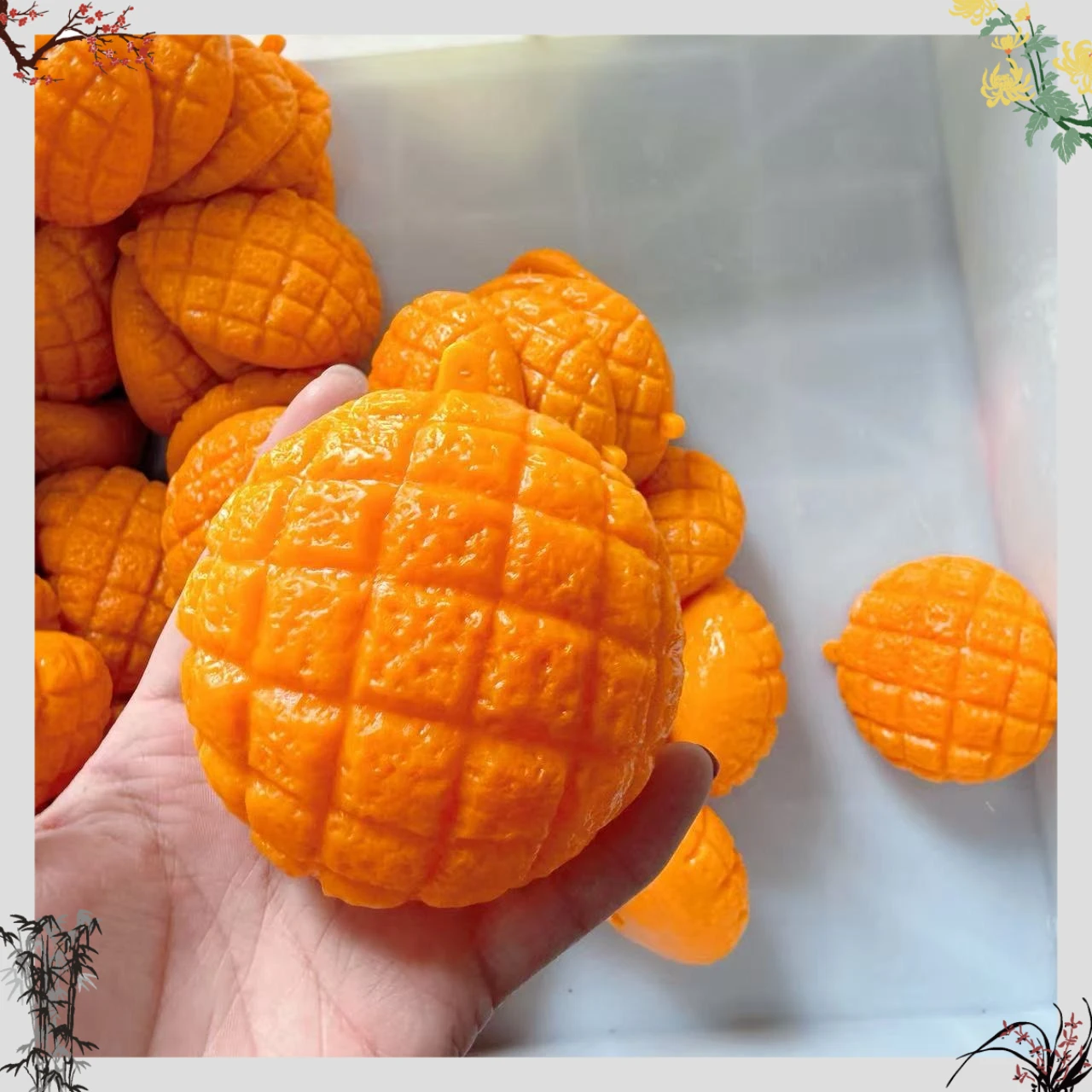 Adult Moldable Pineapple Bun Bread Squishy ASMR Squeeze Anxiety Relief Office Desk Companion Vent Gadget Surprise Present - view 3