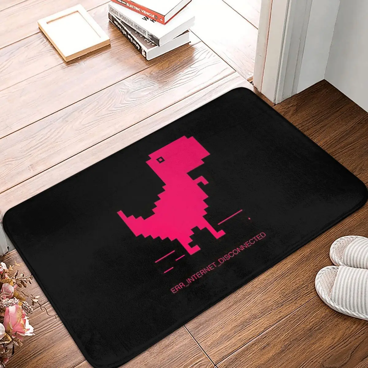 Disconnected Internet Dino Geek T-Rex Gifts Anti-slip Doormat Floor Mat Carpet Rug for Kitchen Entrance Home Bedroom Footpad Mat