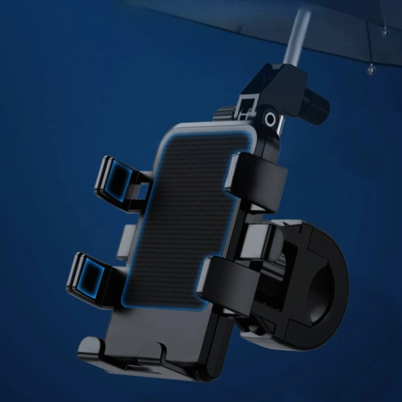Supporto per telefono per moto per telefoni da 5-7,2 pollici Clip per telefono per bicicletta da esterno Staffa di navigazione per manubrio Supporto per telefono universale