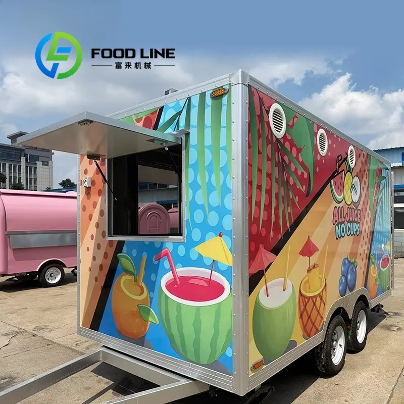 Concession Food Trailer, Pre‑Wired Circuit Layout Simple Appliance Installation Mobile Concession Trailer For New Vendors