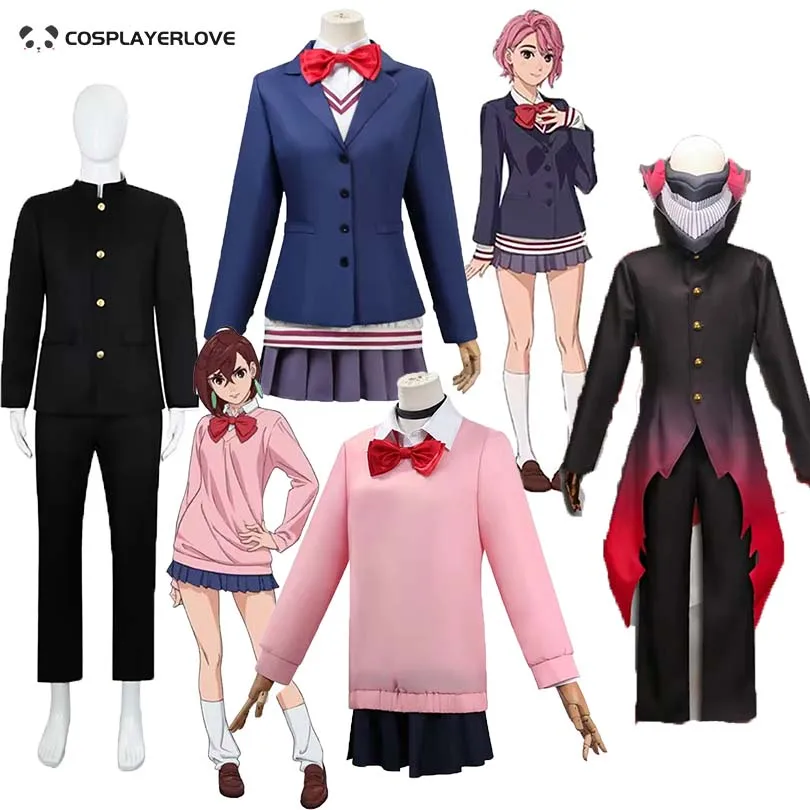 Dandadan Takakura Ken/Okarun Shiratori Aira Ayase Momo Student Cosplay Weihnachten Kostüm Halloween