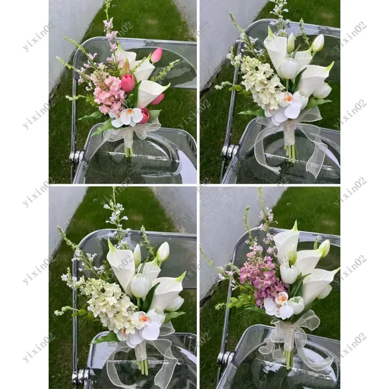 

INS Fresh Style Artificial Bridal Bouquet for Wedding Photo Shoot Korean Style Outdoor Props